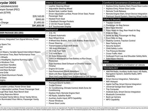 Used 2021 Chrysler 300 S RWD image 5