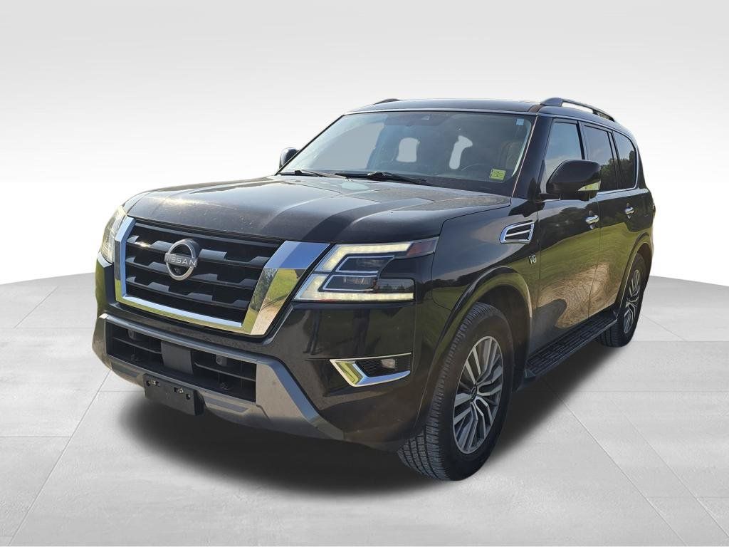 Used 2021 Nissan Armada SL w/ Captain's Chairs Package AWD/4WD image 6