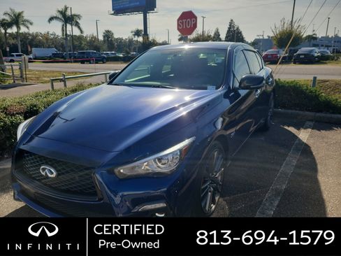 Certified 2020 INFINITI Q50 Red Sport 400 w/ Proactive Package image 1