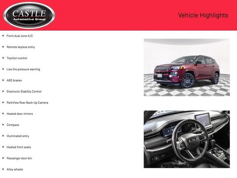 Used 2022 Jeep Compass High Altitude AWD/4WD image 3