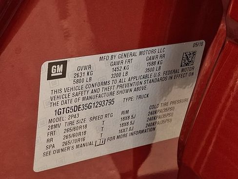 Used 2016 GMC Canyon SLT w/ Driver Alert Package RWD image 27