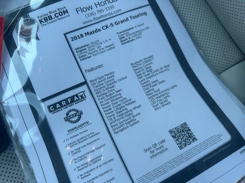 Used 2018 MAZDA CX-5 Grand Touring w/ Premium Package AWD/4WD image 37
