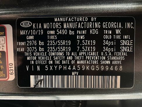 Used 2019 Kia Sorento EX image 56