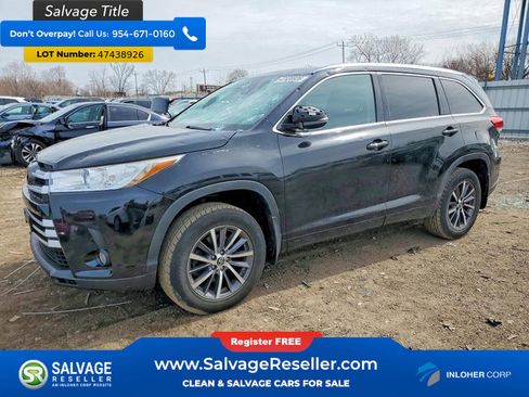 Used 2017 Toyota Highlander XLE image 1