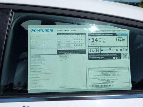 Used 2026 Hyundai Elantra Limited FWD image 14