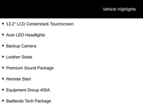 New 2025 Ford Bronco Sport Badlands w/ Badlands Tech Package image 5