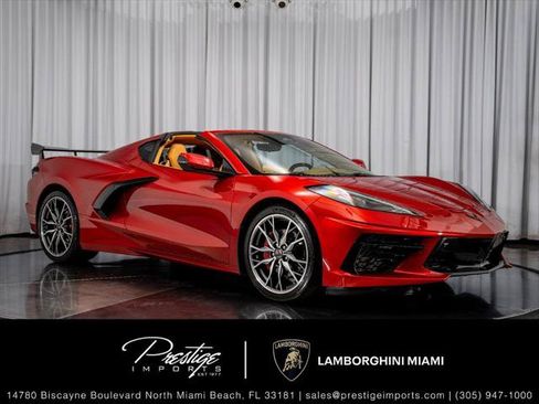 Used 2025 Chevrolet Corvette Stingray Premium Cpe w/ 3LT RWD image 1