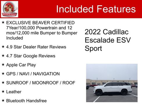 Used 2022 Cadillac Escalade ESV Sport w/ Touring Package image 5