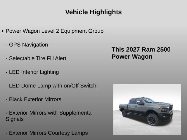 New 2027 RAM 2500 Power Wagon AWD/4WD image 32