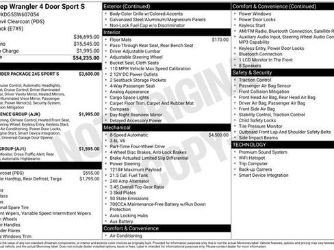New 2025 Jeep Wrangler Sport S image 5