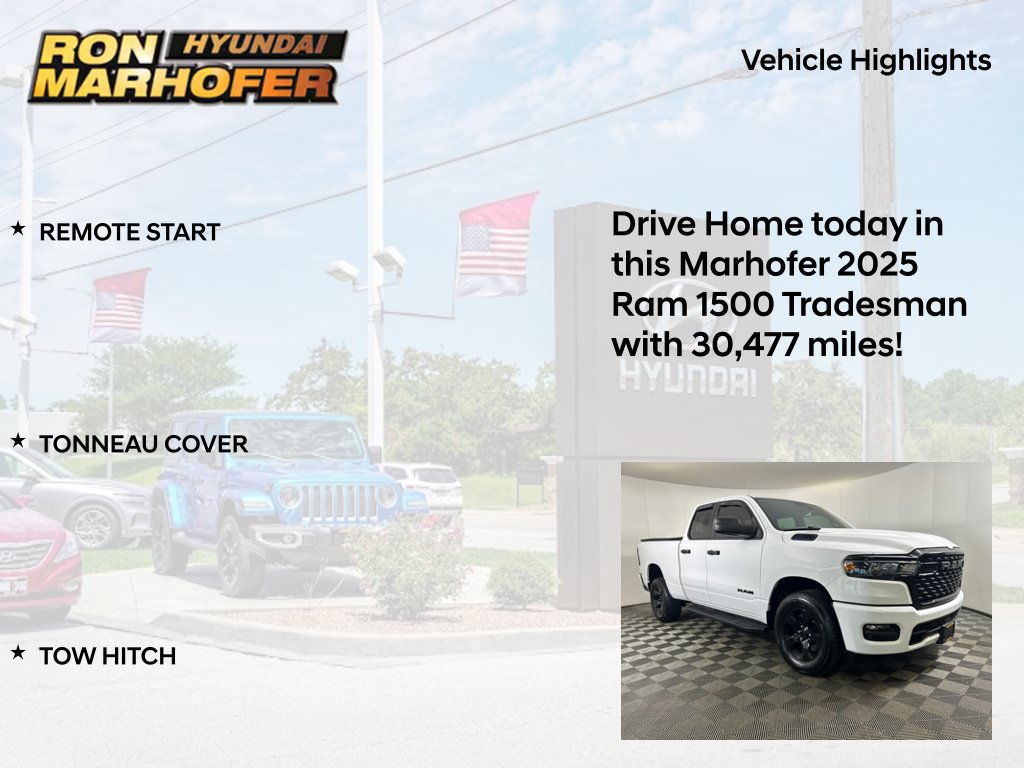 Used 2025 RAM 1500 Tradesman w/ Night Edition AWD/4WD image 15