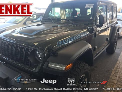 Used 2024 Jeep Wrangler Unlimited Rubicon 4xe w/ Safety Group AWD/4WD image 1
