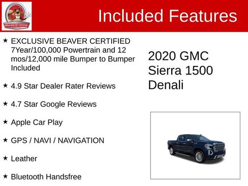 Used 2020 GMC Sierra 1500 Denali AWD/4WD image 4