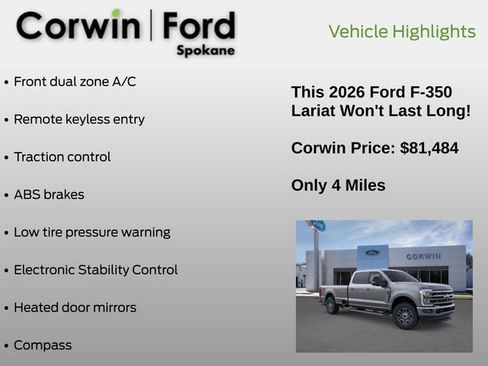 New 2026 Ford F350 Lariat AWD/4WD image 6