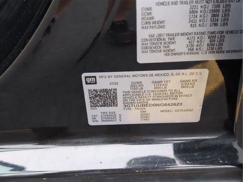 Used 2022 GMC Sierra 1500 SLE AWD/4WD image 10
