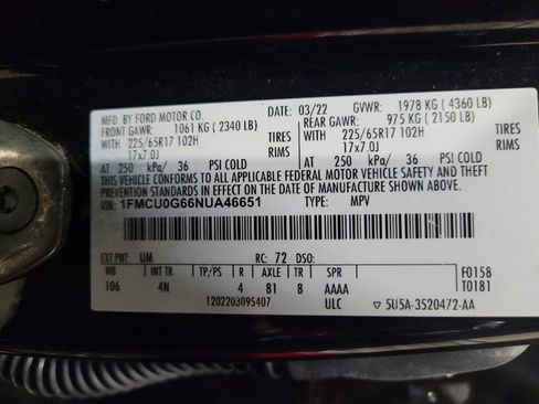 Used 2022 Ford Escape SE image 33