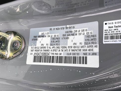 New 2025 MAZDA MX-5 Miata Club w/ Weather Package image 12