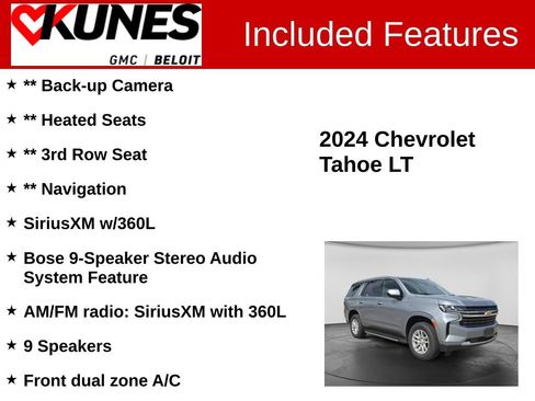 Used 2024 Chevrolet Tahoe LT AWD/4WD image 2