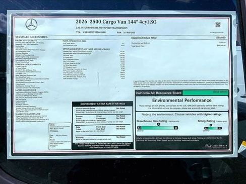 New 2026 Mercedes-Benz Sprinter 144 Cargo image 17