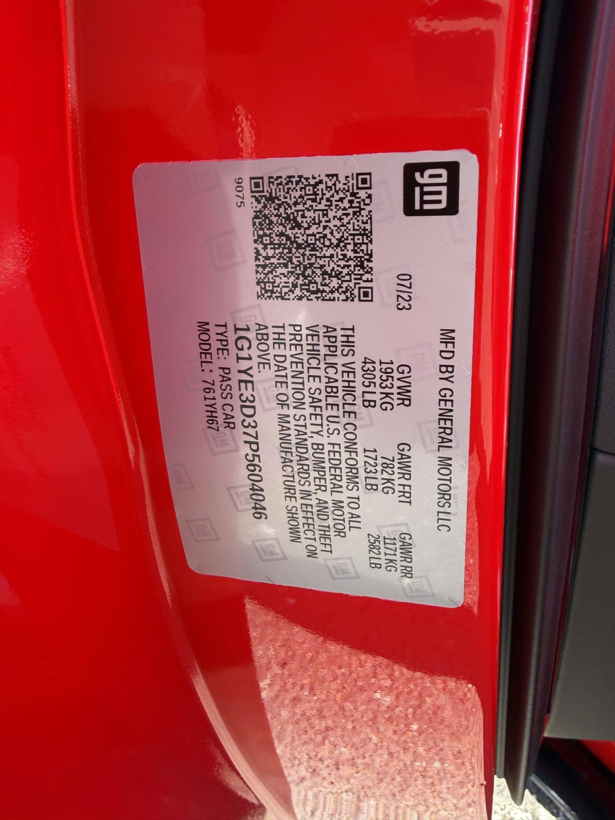 Used 2023 Chevrolet Corvette Z06 RWD image 19