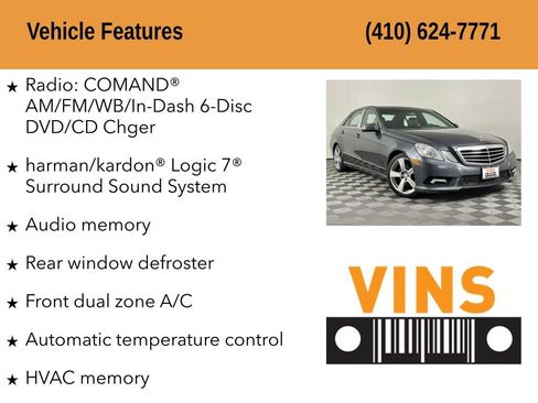 Used 2011 Mercedes-Benz E 350 4MATIC Sedan image 5