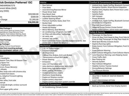 Used 2024 Buick Envision Preferred image 4