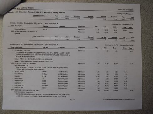 Used 1997 Chevrolet Silverado 1500 4x4 Regular Cab w/ Preferred Equipment Group 2 image 69