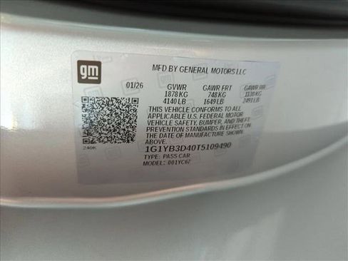 New 2026 Chevrolet Corvette Stingray Preferred Conv w/ Z51 Performance Package image 16