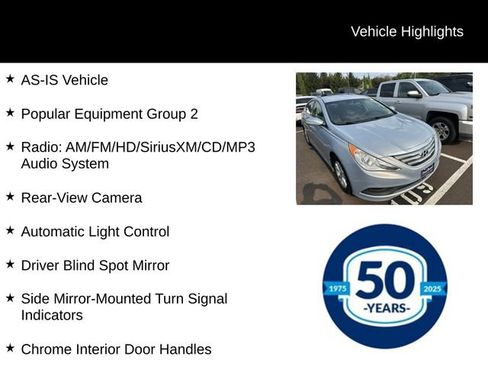 Used 2014 Hyundai Sonata GLS w/ Popular Equipment Group 2 FWD image 8