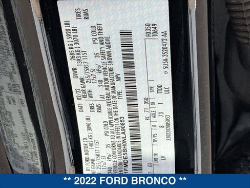 Used 2022 Ford Bronco Big Bend image 23
