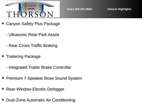 Used 2024 GMC Canyon AT4 w/ Canyon Safety Plus Package image 16