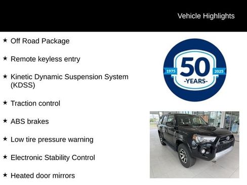 Used 2017 Toyota 4Runner TRD Off-Road AWD/4WD image 5