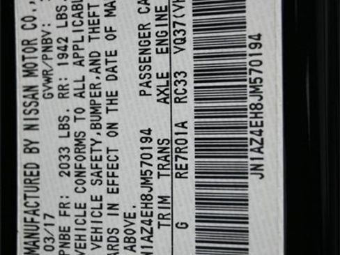 Used 2018 Nissan 370Z Coupe w/ Z34 Heritage Edition - Black image 4