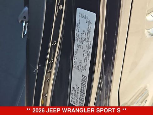 New 2026 Jeep Wrangler Unlimited Sport AWD/4WD image 35