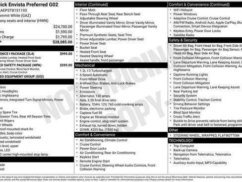 New 2026 Buick Envista Sport Touring w/ Convenience I Package FWD image 42