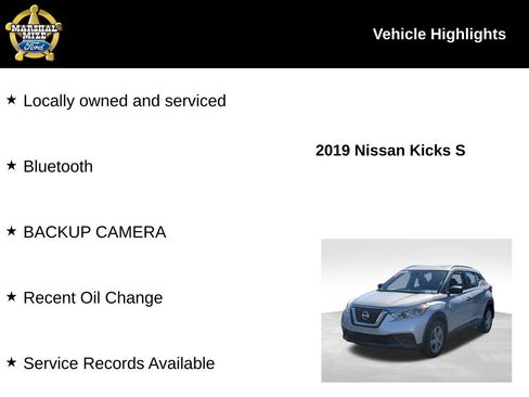 Used 2019 Nissan Kicks S image 2