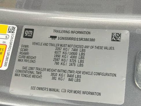 Used 2025 Chevrolet Tahoe RST w/ Comfort Package RWD image 40