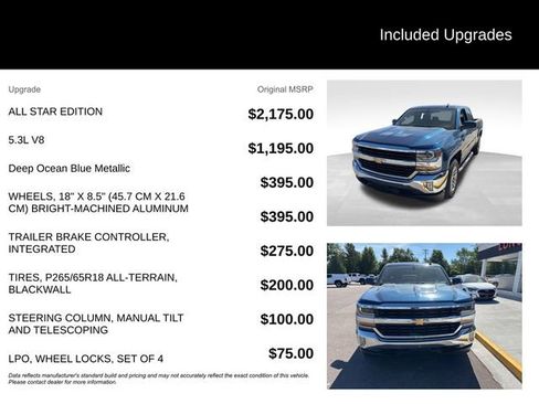 Used 2018 Chevrolet Silverado 1500 LT w/ All Star Edition RWD image 8