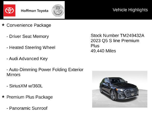 Used 2023 Audi Q5 2.0T Premium Plus w/ Premium Plus Package AWD/4WD image 5