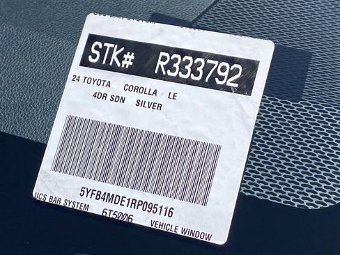 Certified 2024 Toyota Corolla LE FWD image 39
