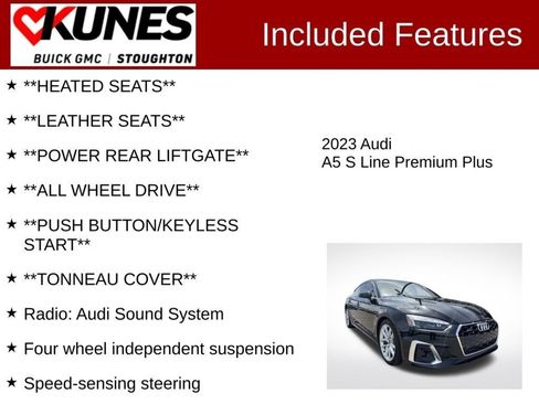 Used 2023 Audi A5 2.0T Premium Plus w/ Premium Plus AWD/4WD image 5