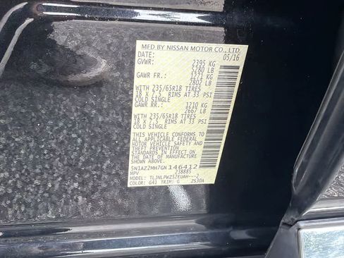 Used 2016 Nissan Murano S AWD/4WD image 31