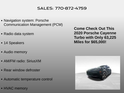 Used 2020 Porsche Cayenne Turbo image 10