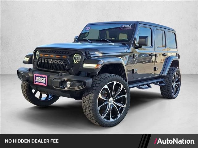 Used 2021 Jeep Wrangler Unlimited Sahara AWD/4WD image 1