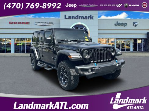 Used 2023 Jeep Wrangler Unlimited Rubicon 4xe w/ Cold Weather Group AWD/4WD image 1