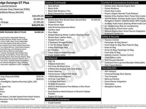 Used 2025 Dodge Durango GT image 1