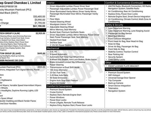 Used 2023 Jeep Grand Cherokee L Limited w/ Luxury Tech Group II AWD/4WD image 5