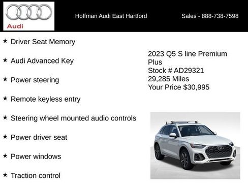 Used 2023 Audi Q5 2.0T Premium Plus w/ Premium Plus Package AWD/4WD image 30