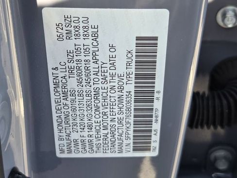 Certified 2025 Honda Ridgeline TrailSport+ image 34