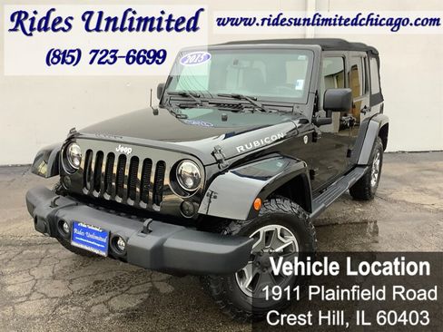 Used 2015 Jeep Wrangler Unlimited Rubicon w/ Dual Top Group AWD/4WD image 1